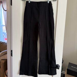 SPANX High Waisted Black Ponte Flare  Pants